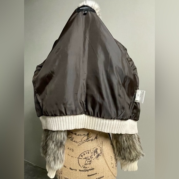 Victoria’s Secret Moda International Y2K Faux Fur Snow Leopard 🐆 Jacket XS - Picture 5 of 5